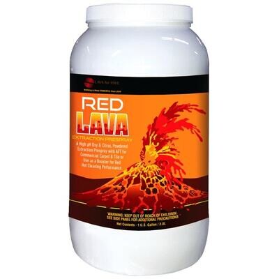 Red LAVA Powdered Prespray 7.5 lb jars