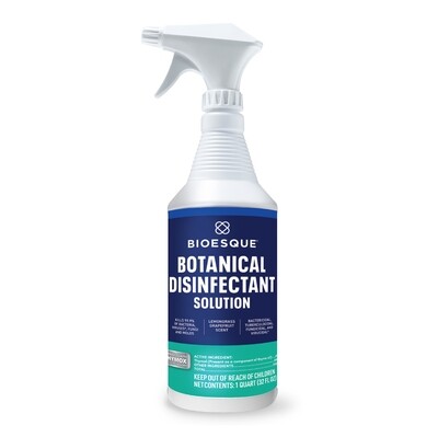 BIOESQUE BOTANICAL DISINFECTANT 1 QUART (Up to 40% off when you buy 24 quarts or more)