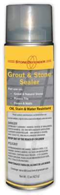 Stone Defender Aerosol Grout Sealer, Can