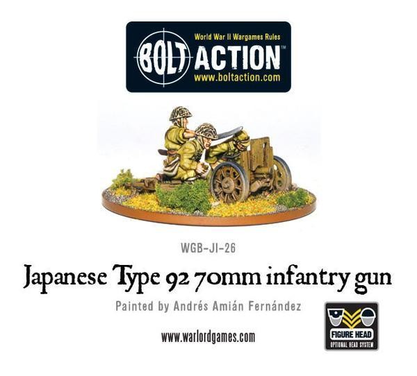 Japanese Type 92 70mm infantry gun - Bolt Action - Warlord Games