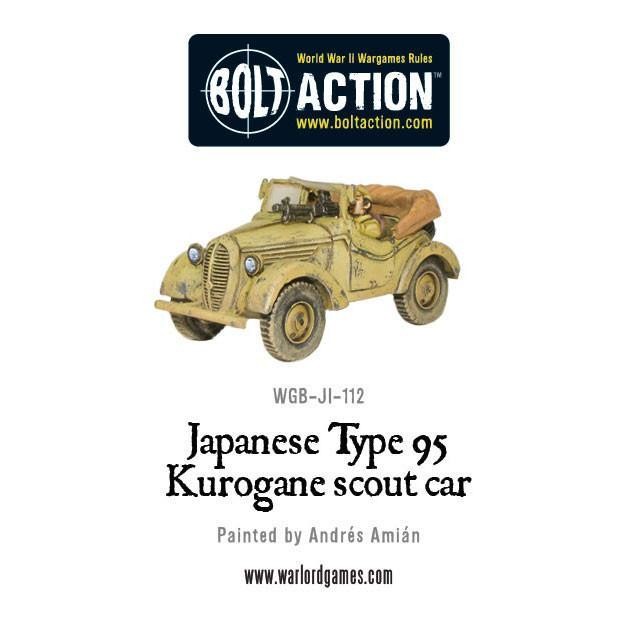 Japanese Type 95 Kurogane scout car - Bolt Action - Warlord Games