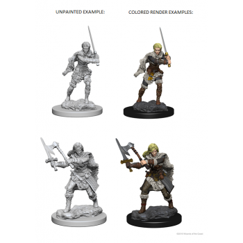D&D Nolzur's Marvelous Miniatures - Human Female Barbarian