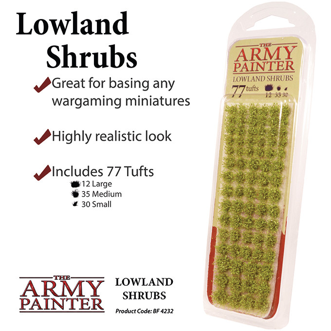 Battlefields: Lowland Shrubs (2019) - Army Painter Battlefields: Lowland Shrubs (2019) - Army Painter