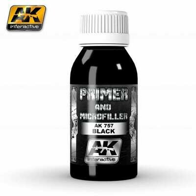 BLACK PRIMER AND MICROFILLER - AK Interactive