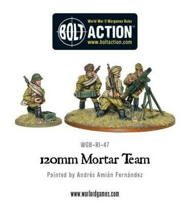 Soviet Army 120mm heavy mortar team - Bolt Action - Warlord Games