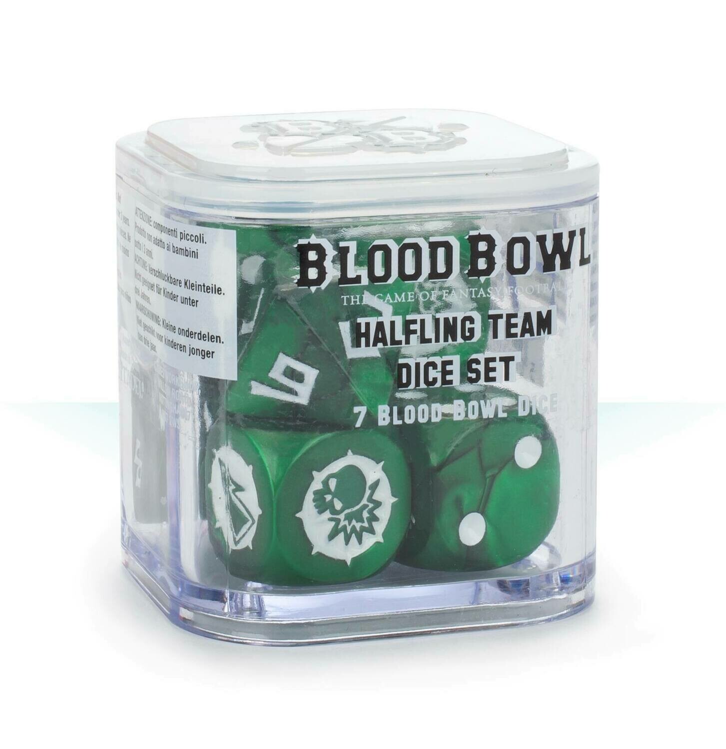 Halfling Team Dice Set Würfel Grasshuggers - Blood Bowl - Games Workshop Halfling Team Dice Set Würfel Grasshuggers - Blood Bowl - Games Workshop