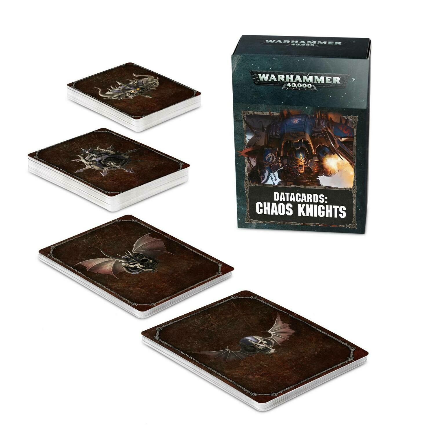 Datakarten der Chaos Knights (Deutsch) alt 8. Edition - Chaos Knights - Warhammer 40.000 - Games Workshop