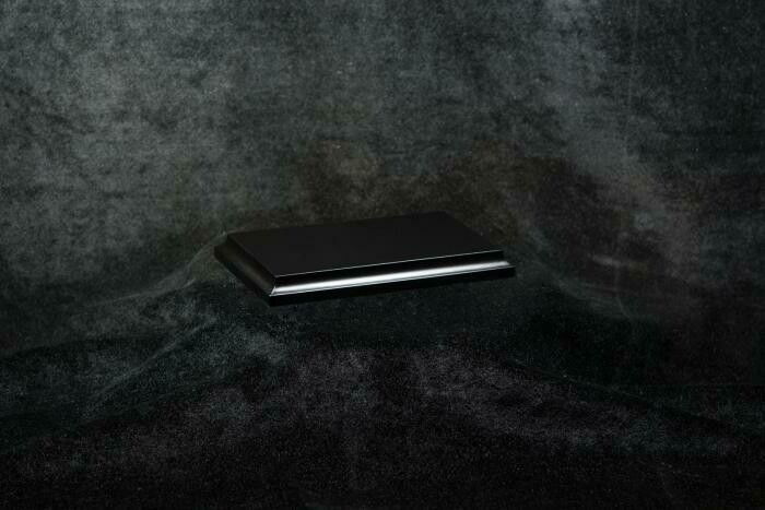 Wooden Base Black, 105x45x15mm - Sockel - Andrea