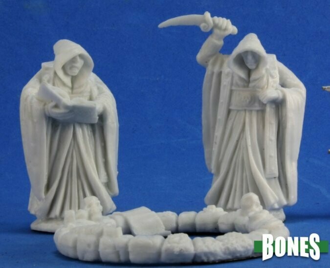 Cultists and Circle (3) - Bones - Reaper Miniatures