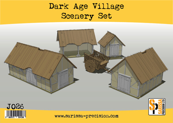 Dark Age Village Scenery Set - Sarissa