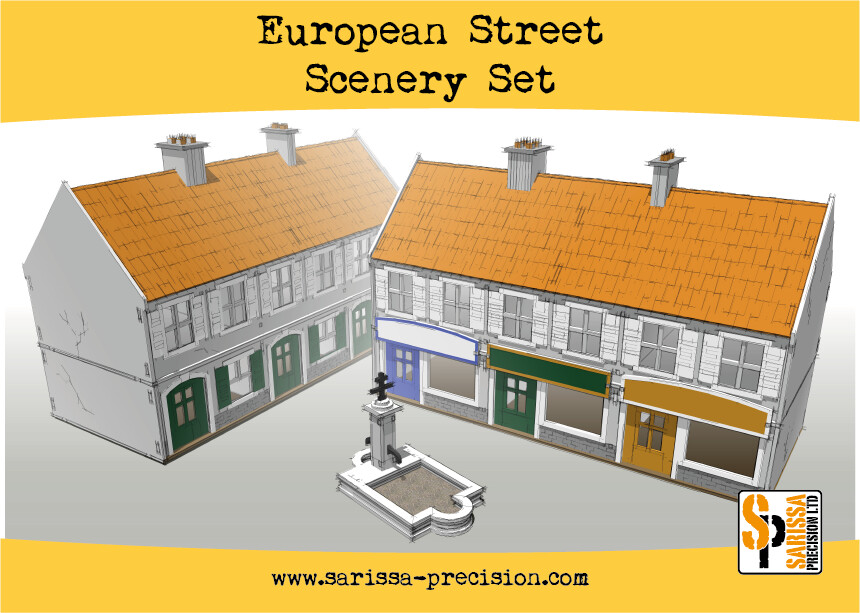European Street Scenery Set - Sarissa