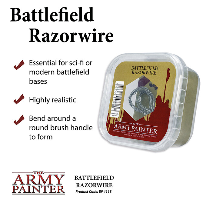 Battlefields: Basing: Razor Wire Barbed Wire - Army Painter