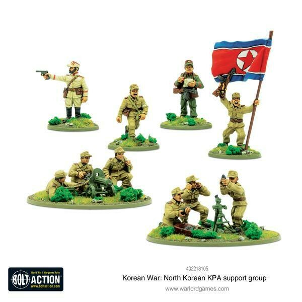 Korean War: North Korean KPA support group - Korean - Bolt Action