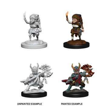 D&D Nolzur's Marvelous Miniatures: Female Halfling Fighter