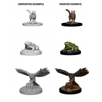 WizKids Deep Cuts Unpainted Miniatures - Familiars
