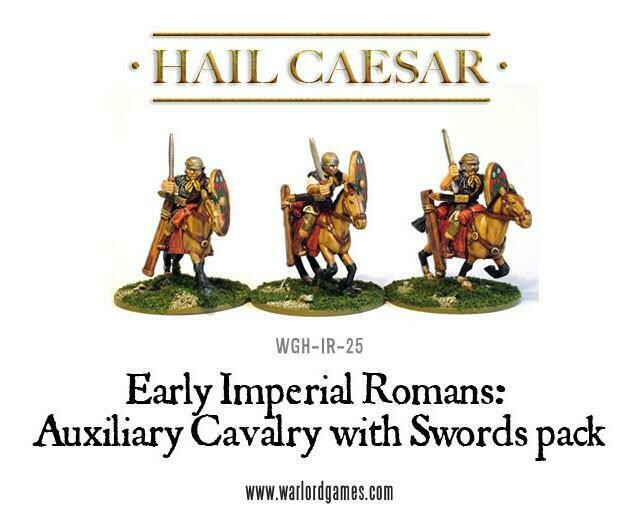 Early Imperial Romans: Auxiliary Cavalry with Swords - Hail Caesar - Warlord Games