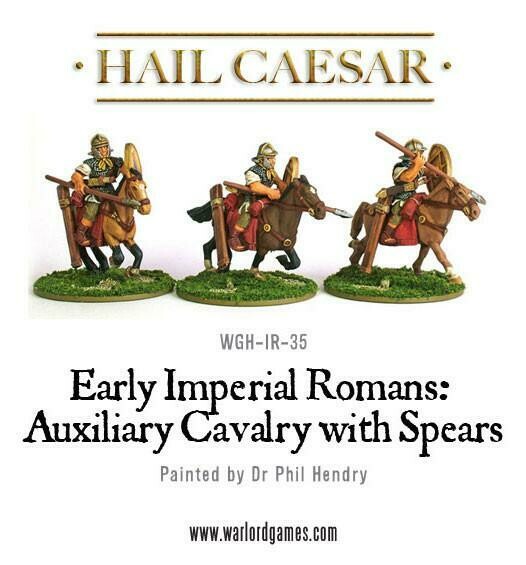 Early Imperial Romans: Auxiliary Cavalry with Spears - Hail Caesar - Warlord Games