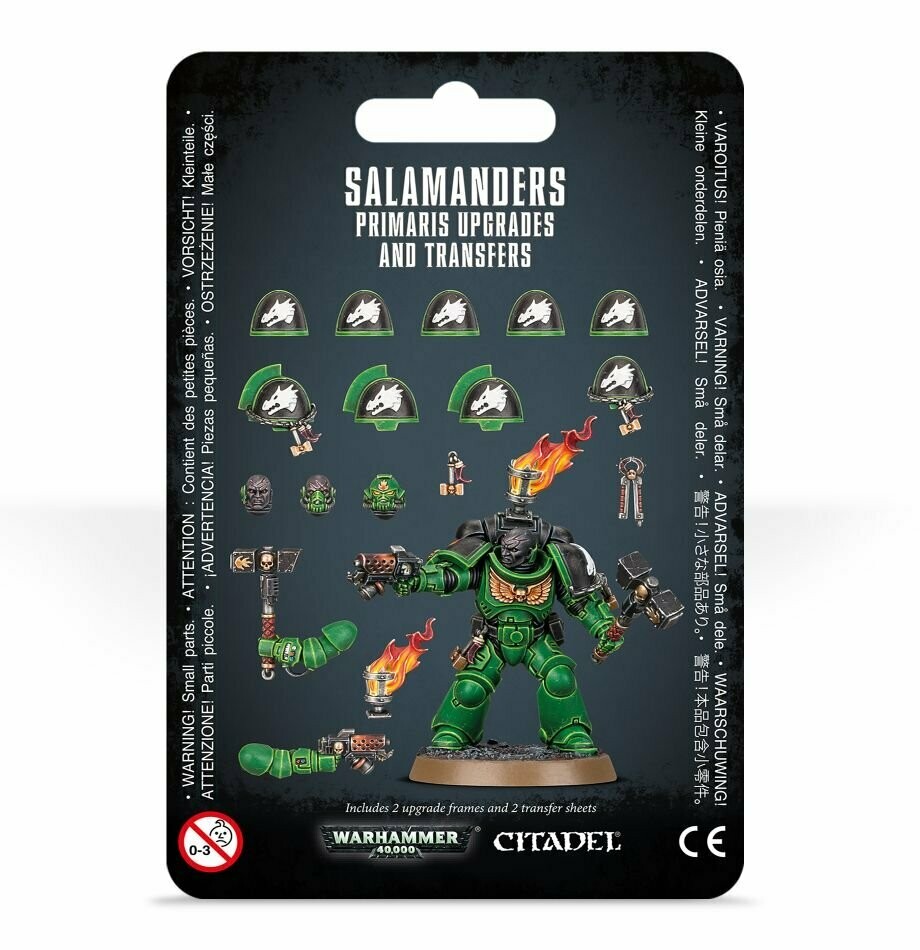 Upgrades und Abziehbilderbögen: Salamanders Primaris Upgrades & Transfers - Warhammer 40.000 - Games Workshop