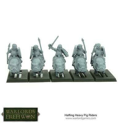 Halfling Heavy Pig Riders - Warlord Games