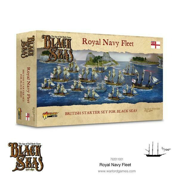 Royal Navy Fleet (1770 - 1830) - Black Seas - Warlord Games