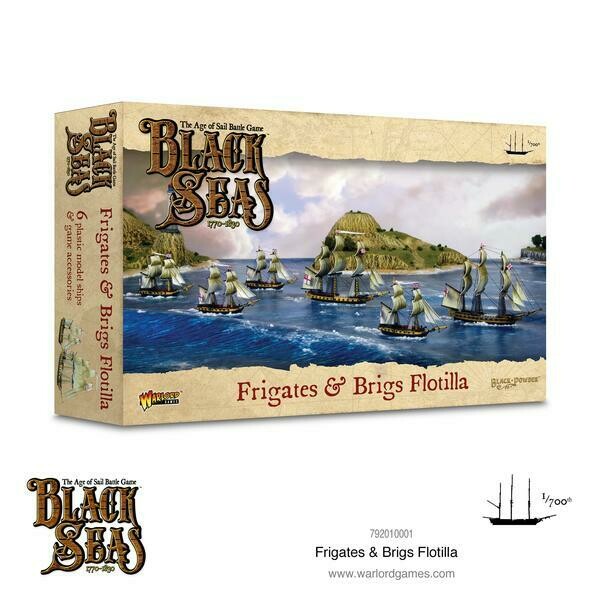 Frigates & Brigs Flotilla (1770 - 1830) - Black Seas - Warlord Games
