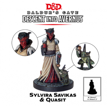 D&D Descent into Avernus - Sylvira Savikas - Dungeons and Dragons