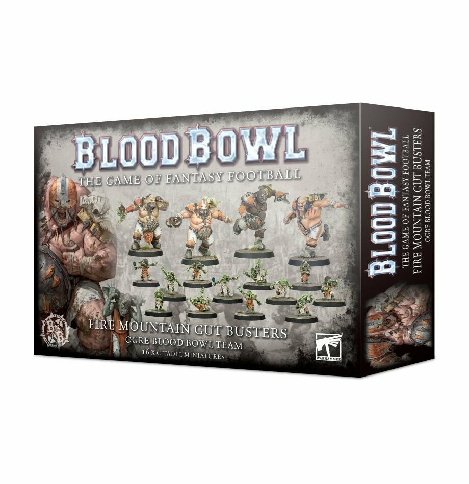 Die Fire Mountain Gut Busters - Ogre Blood Bowl Team - Games Workshop