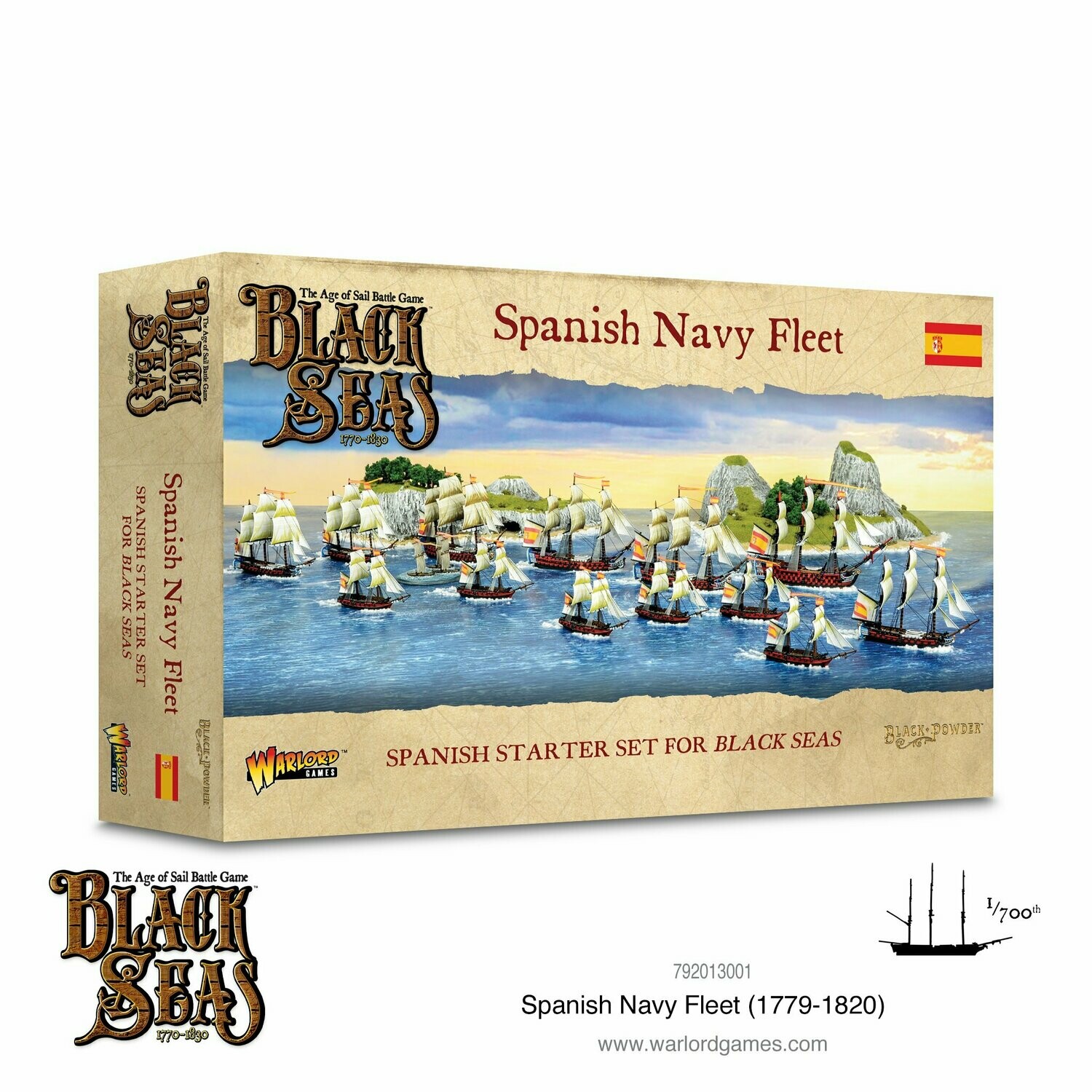 Spanish Navy Fleet (1770-1830) - Black Seas - Warlord Games