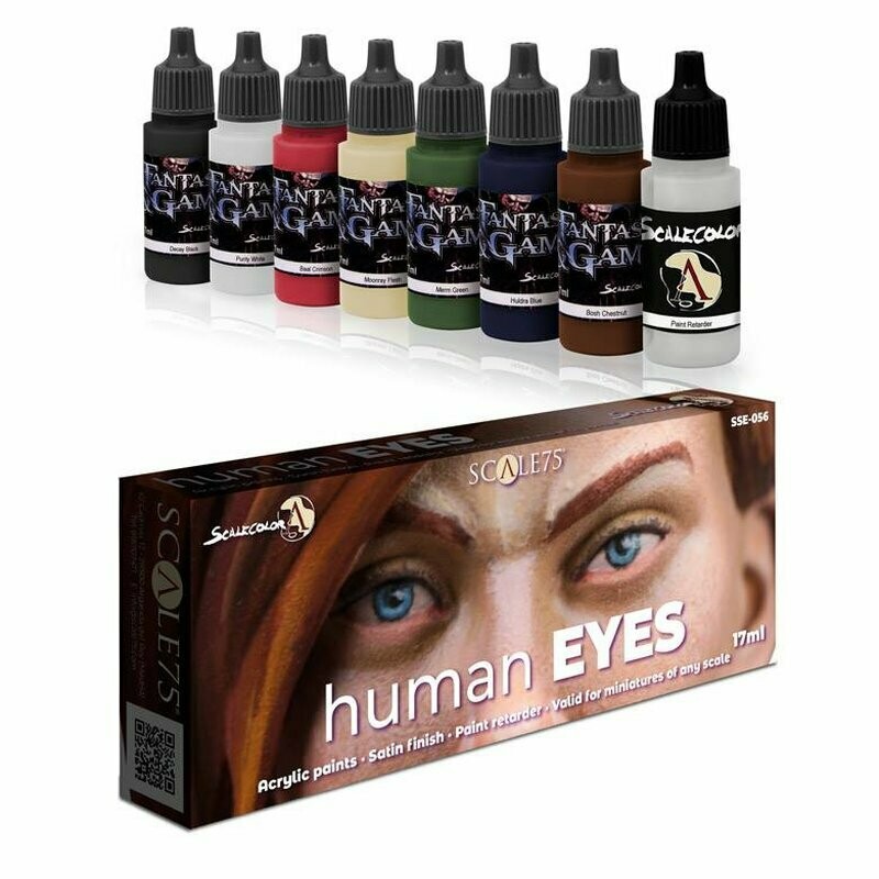 Human Eyes - Scalecolor Paint Set - Blau Farbset - Scale75