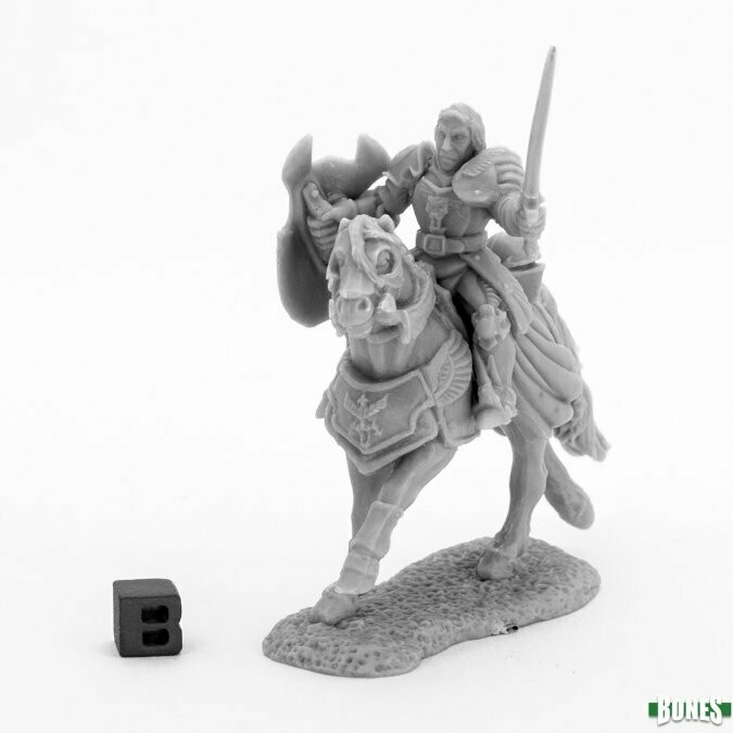 Sir Danel, Mounted Crusader - Bones - Reaper Miniatures