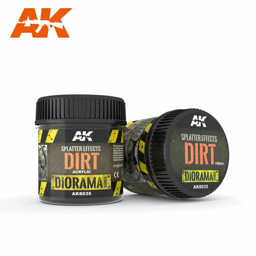 Splatter Effects DIRT Acrylic 100ML - Diorama - AK Interactive