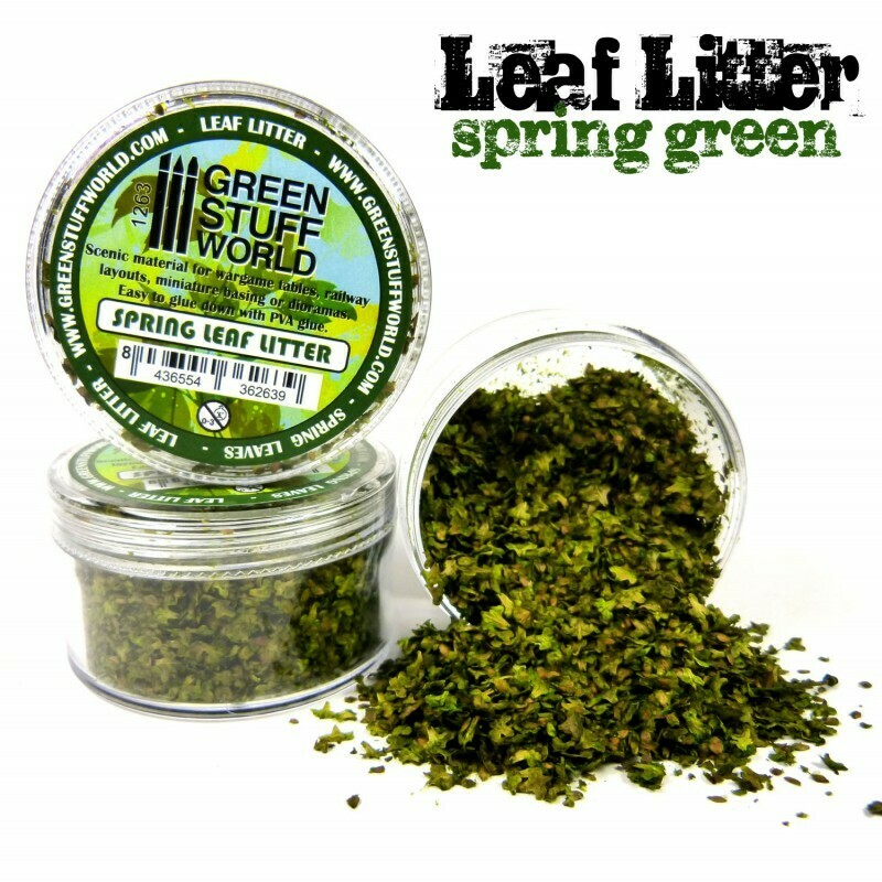 Natürliche Modell-Blätter Laubstreu Spring Leaf Litter - Frühlingsgrün - Greenstuff World Natürliche Modell-Blätter Laubstreu Spring Leaf Litter - Frühlingsgrün - Greenstuff World