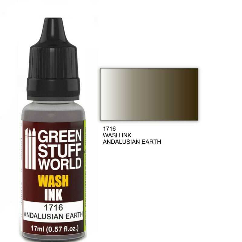 Acryl-Waschtinte ANDALUSIAN EARTH Wash Ink - Greenstuff World