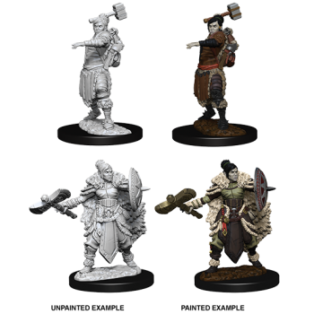 D&D Nolzur's Marvelous Miniatures - Female Half-Orc Barbarian