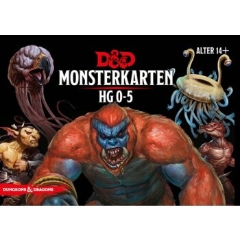 Dungeons & Dragons - Monsterkarten 0-5 - DE Dungeons & Dragons - Monsterkarten 0-5 - DE