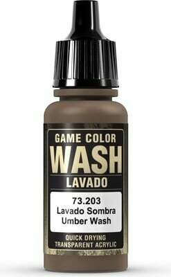 Game Color Wash Umber Shade 17ml - Vallejo - Farben