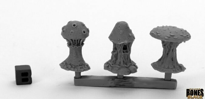Shrieking Fungi (3) - Bones - Reaper Miniatures