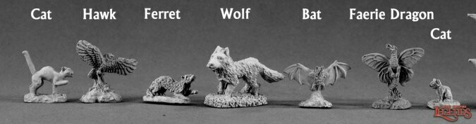 Familiar Pack I - Reaper Miniatures Familiar Pack I - Reaper Miniatures