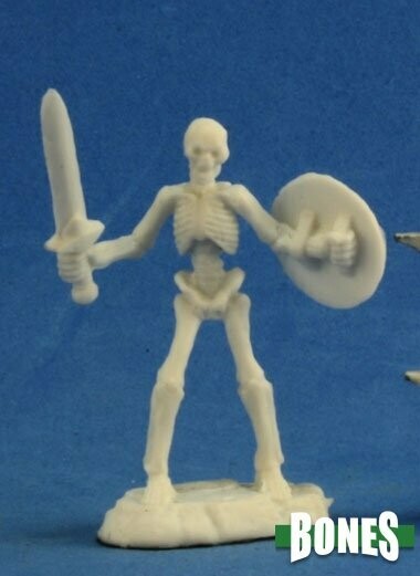 Skeleton Warrior Sword (3) - Bones - Reaper Miniatures