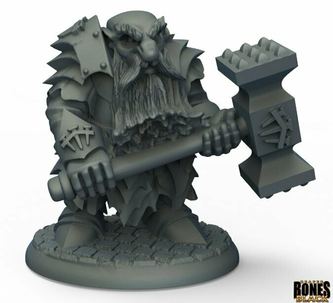 Dark Dwarf Pounder- Reaper Bones Dark Dwarf Pounder- Reaper Bones