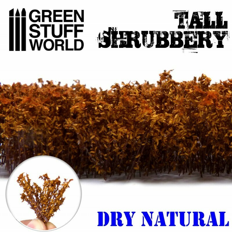 Hohes Gebüsch Tall Shrubbery - Naturtrocken - Greenstuff World