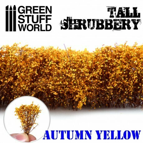 Hohes Gebüsch - Herbstliches Gelb Tall Shrubbery - Greenstuff World