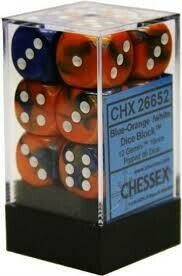 Blue-Orange/White - 16mm (12) - Chessex