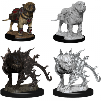 D&D Nolzur's Marvelous Miniatures - Mastif & Shadow Mastif