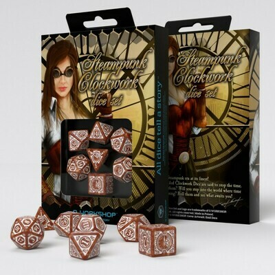 Steampunk Clockwork Caramel/White (7) - Q-Workshop