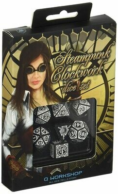 Steampunk Clockwork Black/White (7) - Q-Workshop