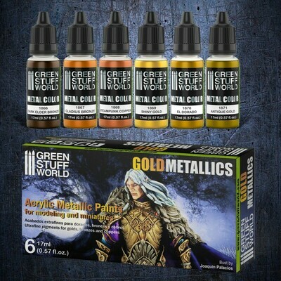 Set Metallfarben - Gold Metallics - Greenstuff World