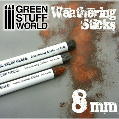 Weathering Pinsel 8mm Sticks - Greenstuff World