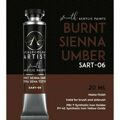 Scalecolor Artist - BURNT SIENNA UMBER - Scale 75
