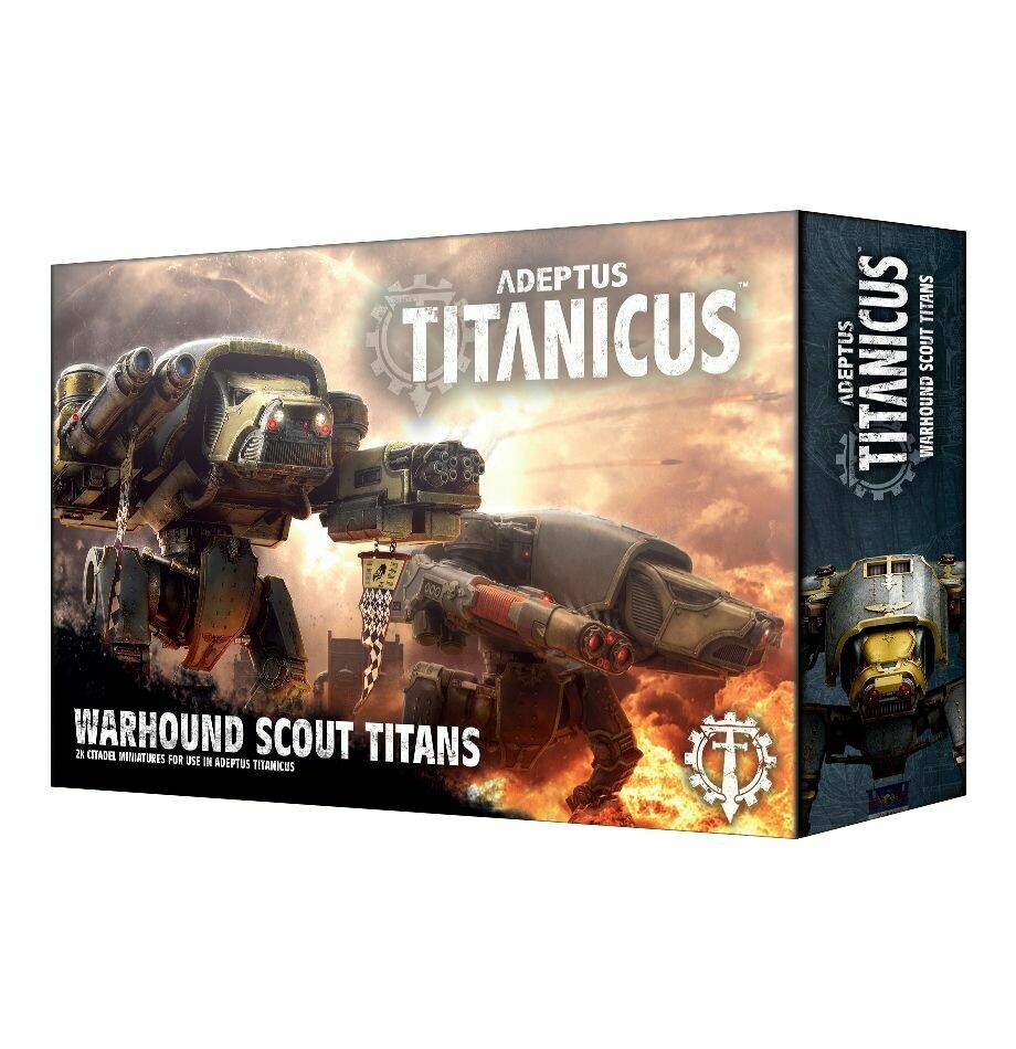 Adeptus Titanicus Warhound Scout Titans - Warhammer 40.000 - Games Workshop